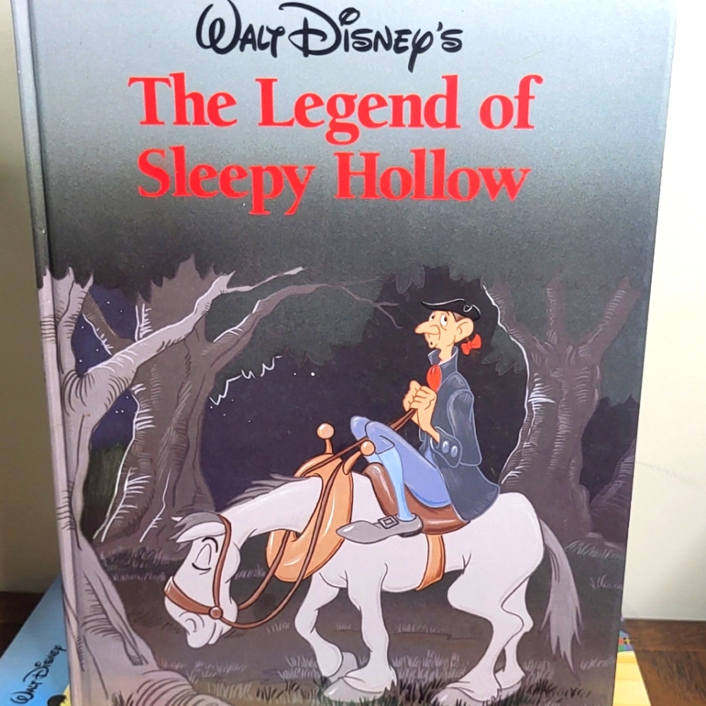 The Legend of Sleepy Hollow , Vintage Disney Hard Cover Book